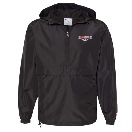 Jamestown Cross Country - Embroidered Champion Windbreaker - Black