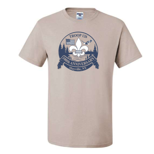Mayville Boy Scouts - Cotton Short Sleeve Shirt - Tan