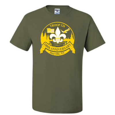 Mayville Boy Scouts – Cotton Short Sleeve Shirt – Military Green product image