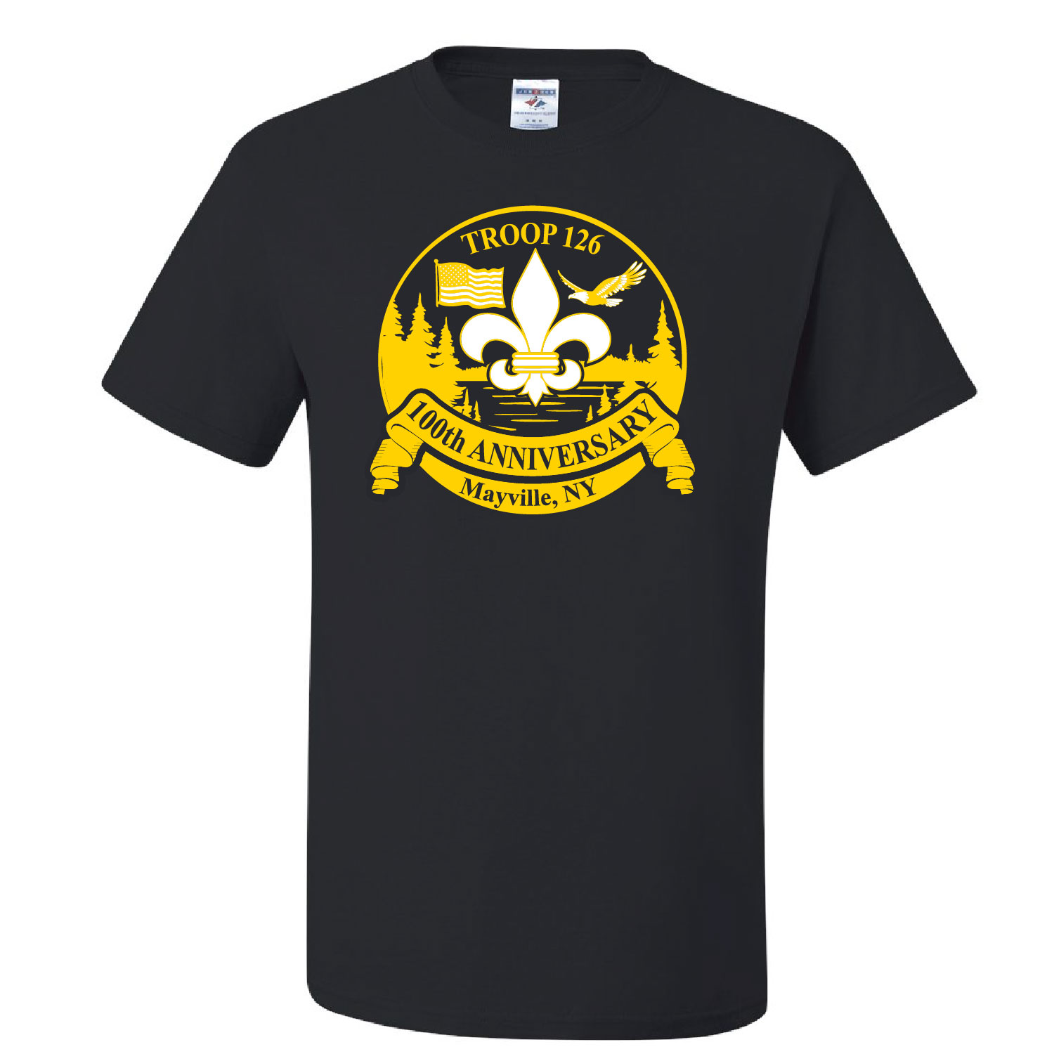 Mayville Boy Scouts – Cotton Short Sleeve Shirt – Black product image