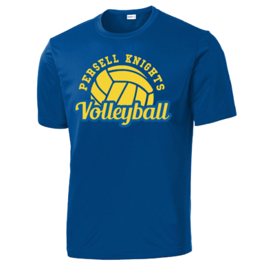 Persell Knights Volleyball- Poly Royal Short Sleeve product image