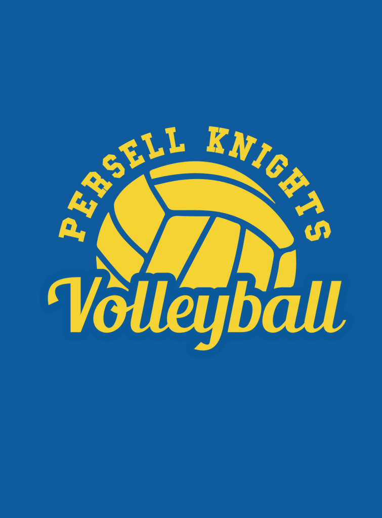 Persell Knights Volleyball logo