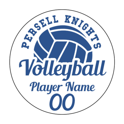 Persell Knights Volleyball- Customizable Decal product image