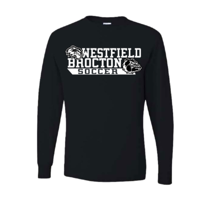 Westfield Brocton Ladies Soccer – Cotton Long Sleeve Shirt – Black product image
