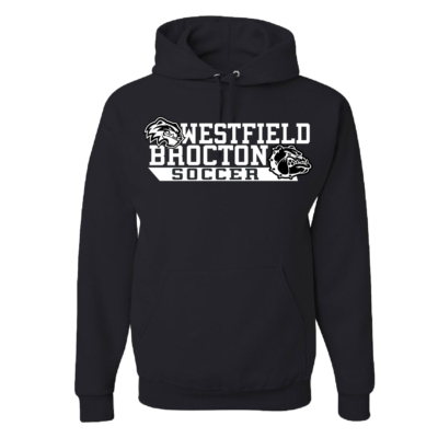 Westfield Brocton Ladies Soccer – Cotton Hooded Sweatshirt – Black product image