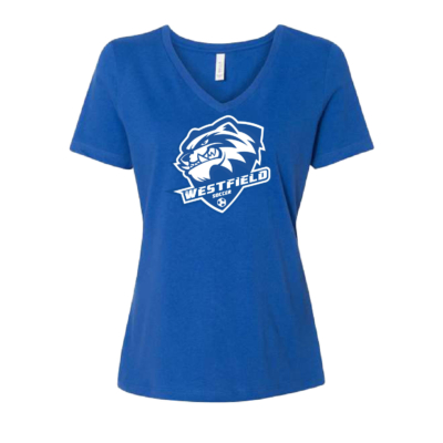 Westfield Brocton Ladies Soccer – Women’s Vneck Short Sleeve Shirt – Royal product image