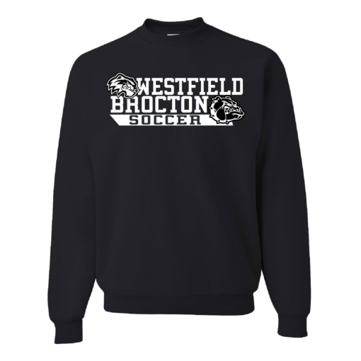 Westfield Brocton Ladies Soccer - Cotton Crewneck Sweatshirt - Black - Image 2