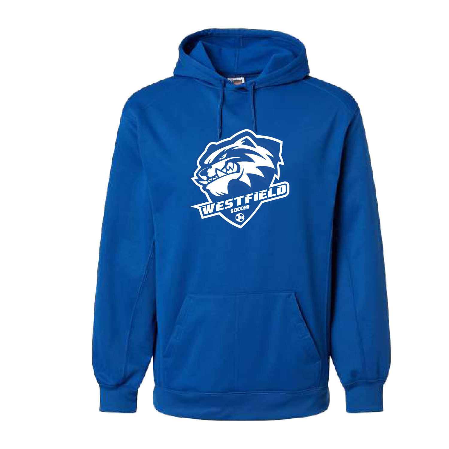Westfield Brocton Ladies Soccer – Poly Hooded Sweatshirt – Royal product image