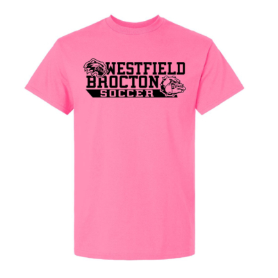 Westfield Brocton Ladies Soccer – Cotton Short Sleeve Shirt – PINK product image