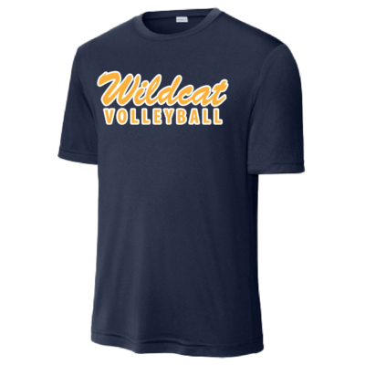 Sherman Wildcat Volleyball – Poly Short Sleeve Shirt product image