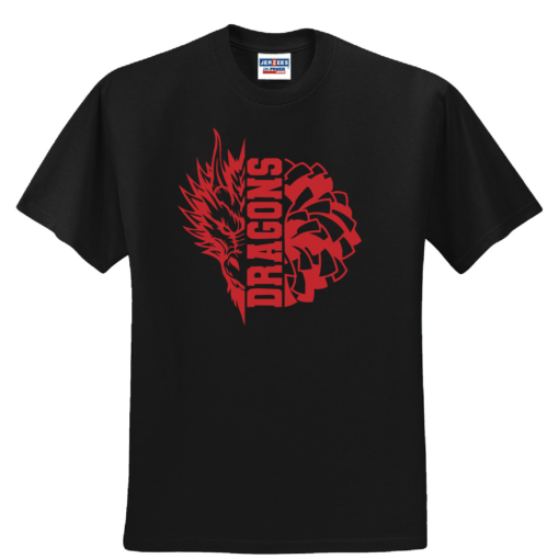 Bemus Point Football - Cotton Short Sleeve Shirt - Black - Image 2