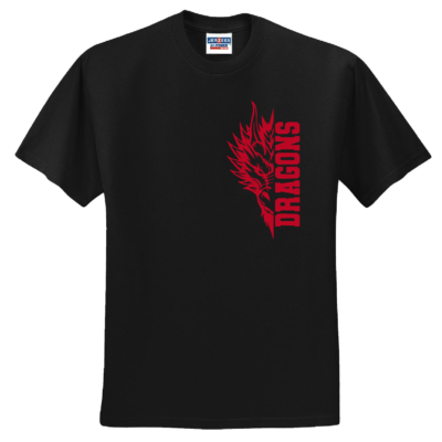 Bemus Point Football – Cotton Short Sleeve Shirt – Black product image