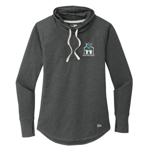 Brocton Teachers' Association - Women's Sueded Cotton Blend Cowl Tee - Image 2