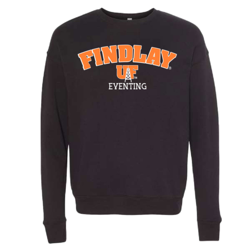 University of Findlay Equestrian - Bella Ringspun Crew - Black - Findlay UF Design With Disciplines