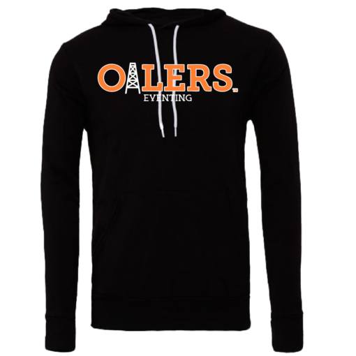 University of Findlay Equestrian - Bella Ringspun Cotton Hooded Sweatshirt - Black - Oilers Design With Disciplines - Image 5