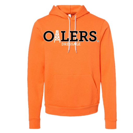 University of Findlay Equestrian - Bella Ringspun Cotton Hooded Sweatshirt - Orange - Oilers Design With Disciplines - Image 5