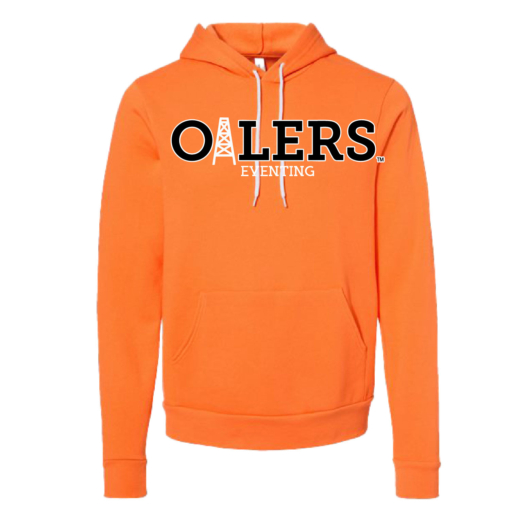 University of Findlay Equestrian - Bella Ringspun Cotton Hooded Sweatshirt - Orange - Oilers Design With Disciplines