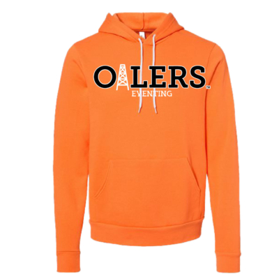 University of Findlay Equestrian – Bella Ringspun Cotton Hooded Sweatshirt – Orange – Oilers Design With Disciplines product image