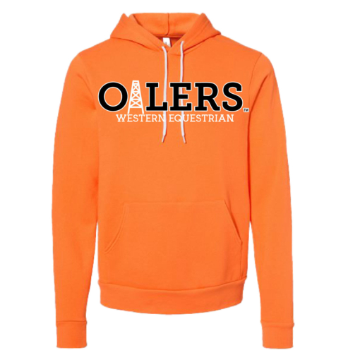 University of Findlay Equestrian - Bella Ringspun Cotton Hooded Sweatshirt - Orange - Oilers Design With Disciplines - Image 6