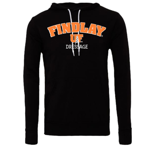 University of Findlay Equestrian - Bella Ringspun Cotton Hooded Sweatshirt - Black - Findlay UF Design With Disciplines - Image 6