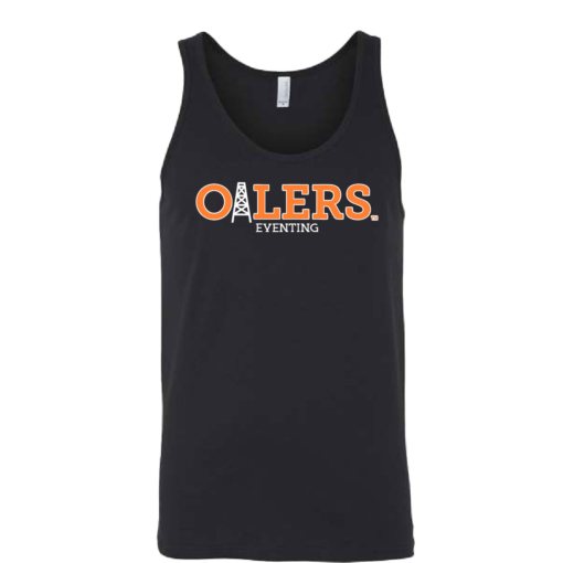 University of Findlay Equestrian - Bella Unisex Tank - Black - Oilers Design With Disciplines - Image 4