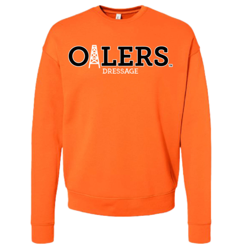University of Findlay Equestrian - Bella Ringspun Crew - Orange - Oilers Design With Disciplines - Image 5