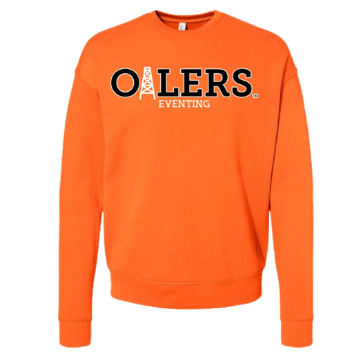 University of Findlay Equestrian - Bella Ringspun Crew - Orange - Oilers Design With Disciplines - Image 3