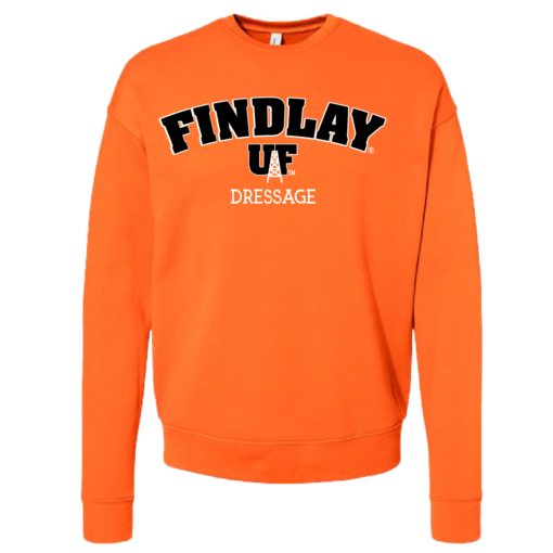 University of Findlay Equestrian - Bella Ringspun Crew  - Orange - Findlay UF Design With Disciplines - Image 6