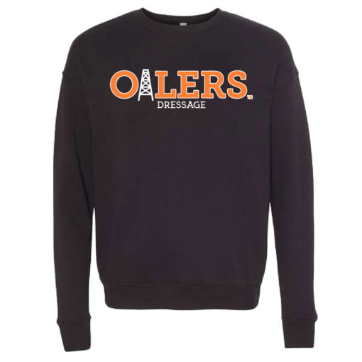 University of Findlay Equestrian - Bella Ringspun Crew  - Black - Oilers Design With Disciplines - Image 5