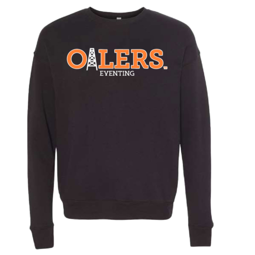 University of Findlay Equestrian - Bella Ringspun Crew  - Black - Oilers Design With Disciplines - Image 3
