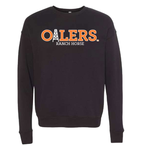 University of Findlay Equestrian - Bella Ringspun Crew  - Black - Oilers Design With Disciplines - Image 2