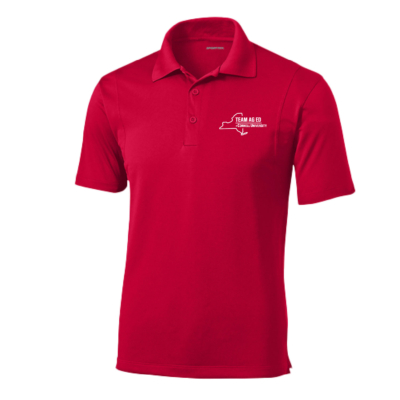 Team Ag Ed at Cornell University – Men’s Sport Wick Polo Embroidered – Deep Red product image