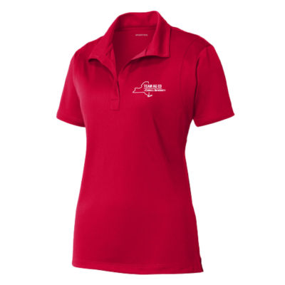 Team Ag Ed at Cornell University -Ladies Sport Wick Polo Embroidered – Deep Red product image