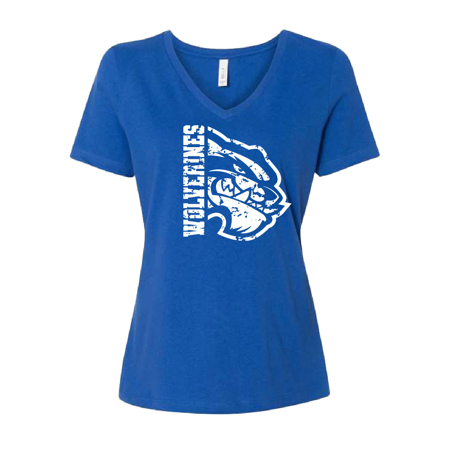 Westfield Spirit Sale -Ladies V-Neck Short Sleeve Shirt – Royal product image