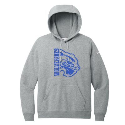 Westfield Spirit Sale -Ladies Nike Swoosh Sleeve Pullover Hoodie – Dark Gray Heather product image