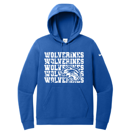 Westfield Spirit Sale -Ladies Nike Swoosh Sleeve Pullover Hoodie - Game Royal