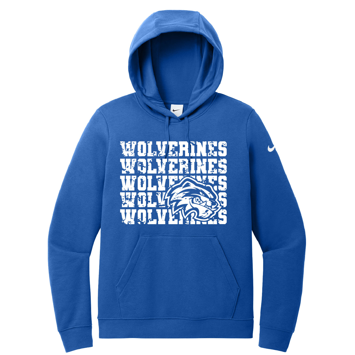 Westfield Spirit Sale -Ladies Nike Swoosh Sleeve Pullover Hoodie – Game Royal product image