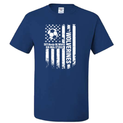 Westfield Brocton Soccer – Cotton T-Shirt – Royal product image