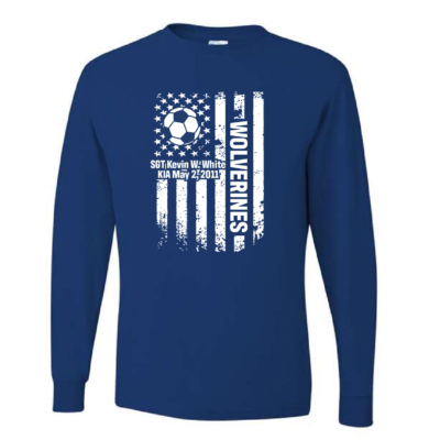 Westfield Brocton Soccer – Cotton Long Sleeve Shirt -Royal product image