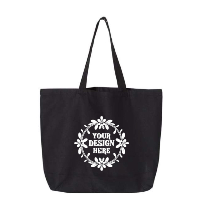 Mock Merch Store – Jumbo Tote – Black product image