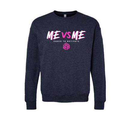 E2M - All NEW! Cotton Crewneck - Heather Navy