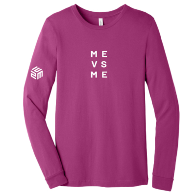 E2M - All NEW! Cotton Long Sleeve Shirt - Berry