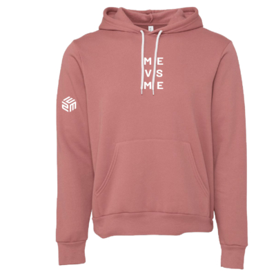 E2M - All NEW! Cotton Hooded Sweatshirt- Mauve