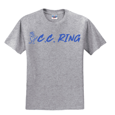 C. C. Ring Elementary School – Cotton Short Sleeve Shirt – Athletic Gray product image