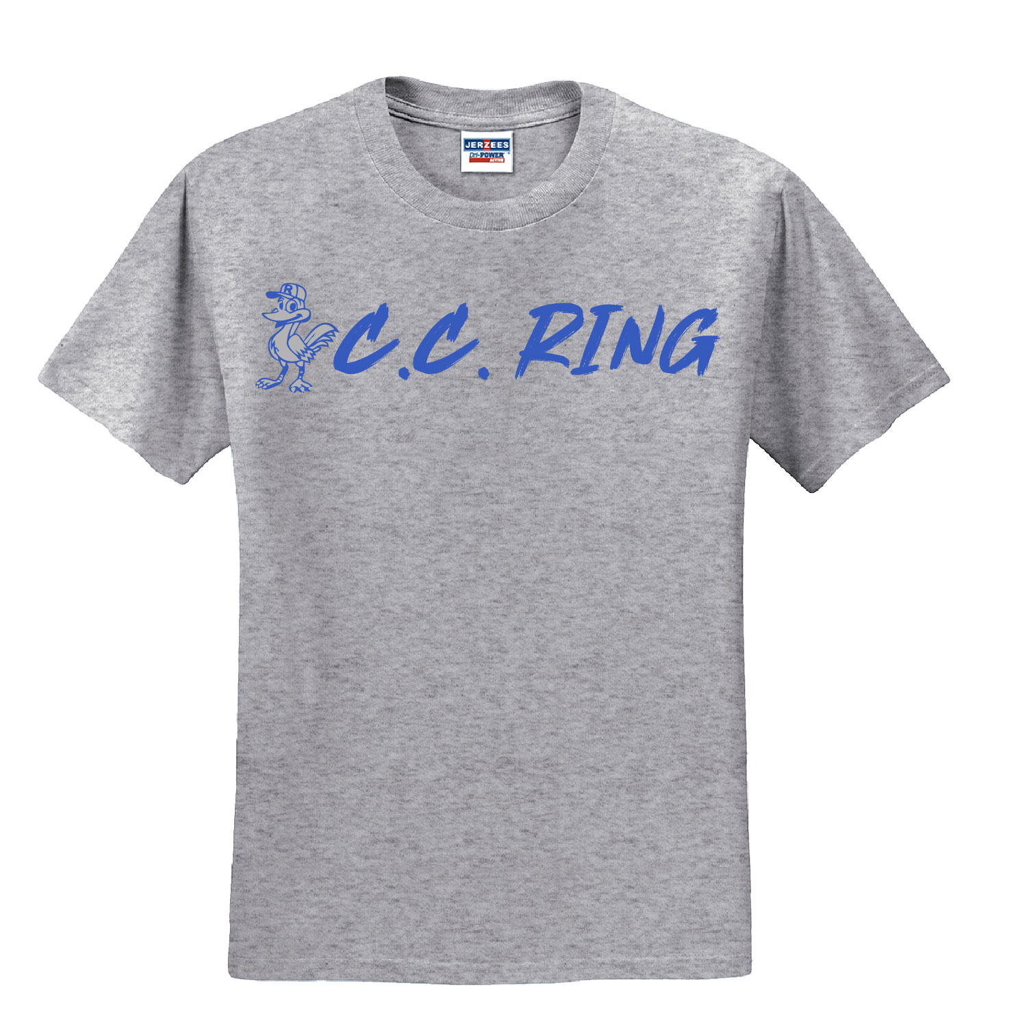 C. C. Ring Elementary School – Cotton Short Sleeve Shirt – Athletic Gray product image