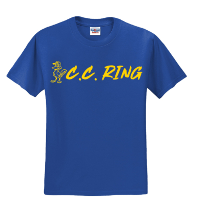 C. C. Ring Elementary School – Cotton Short Sleeve Shirt – Royal product image