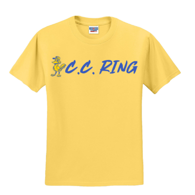 C. C. Ring Elementary School – Cotton Short Sleeve Shirt – Yellow product image
