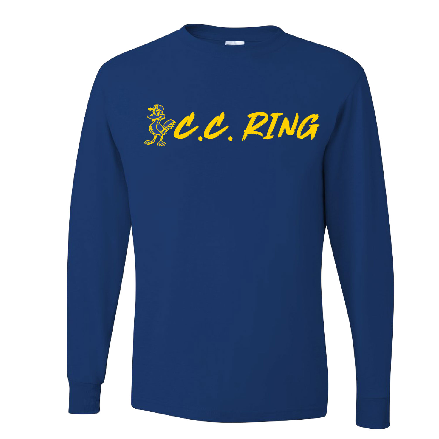 C. C. Ring Elementary School – Cotton Long Sleeve Shirt – Royal product image