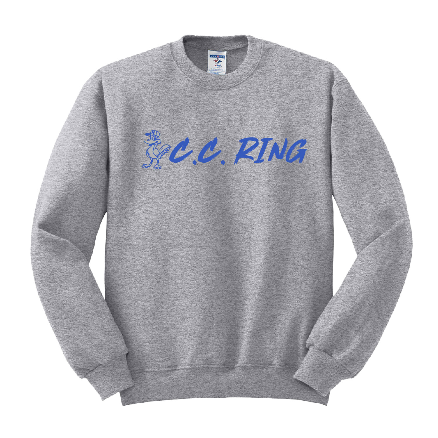 C. C. Ring Elementary School – Cotton Crewneck  – Athletic Gray product image