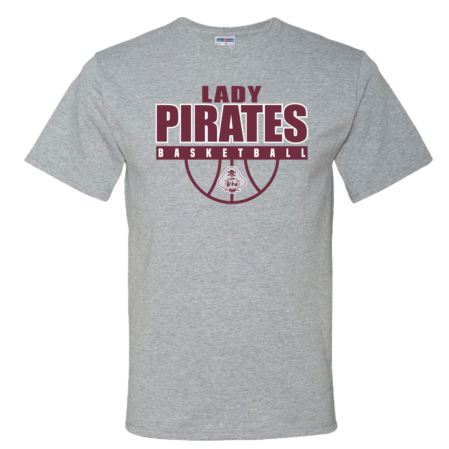 Clymer Basketball - Cotton Short Sleeve Shirt - Athletic Heather - Image 4